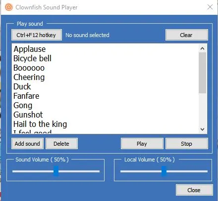 Sound player